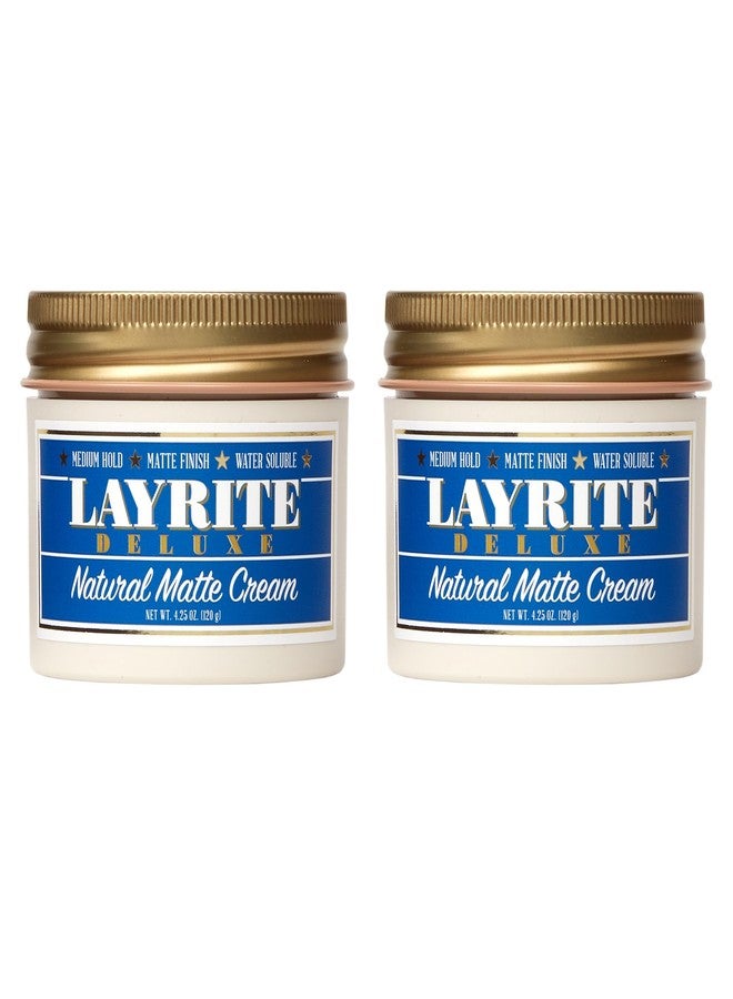 Layrite Deluxe Natural Matte Cream 4.25 of 2 pack - Image 1
